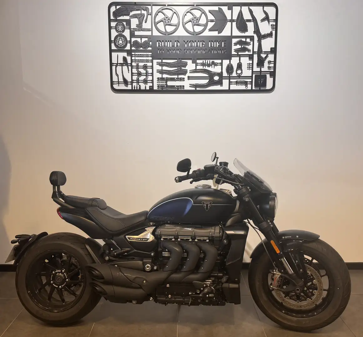 Triumph Rocket 3 GT Gris - 1
