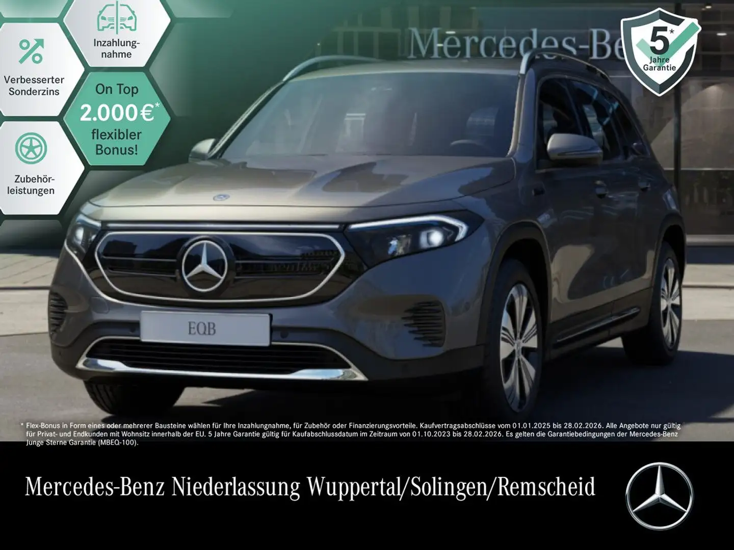 Mercedes-Benz EQB 300 4M PROG+ADVANCED+KAMERA+SPUR Grau - 1