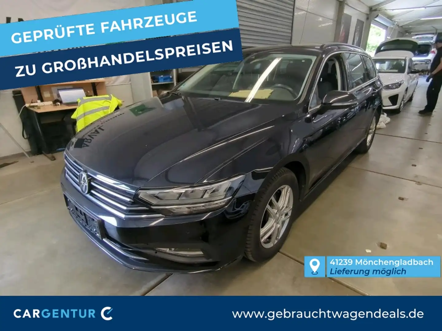 Volkswagen Passat Variant 2.0 TDI Business Navi ACC Noir - 1