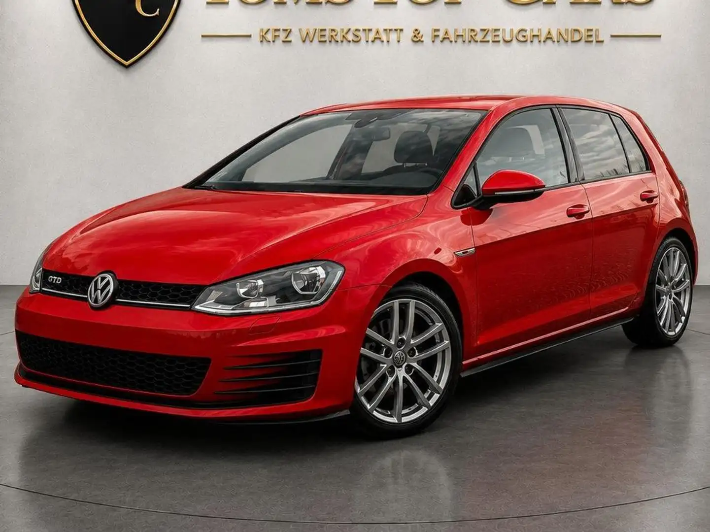 Volkswagen Golf GTD Klimaautom., Pickerl NEU Rot - 1
