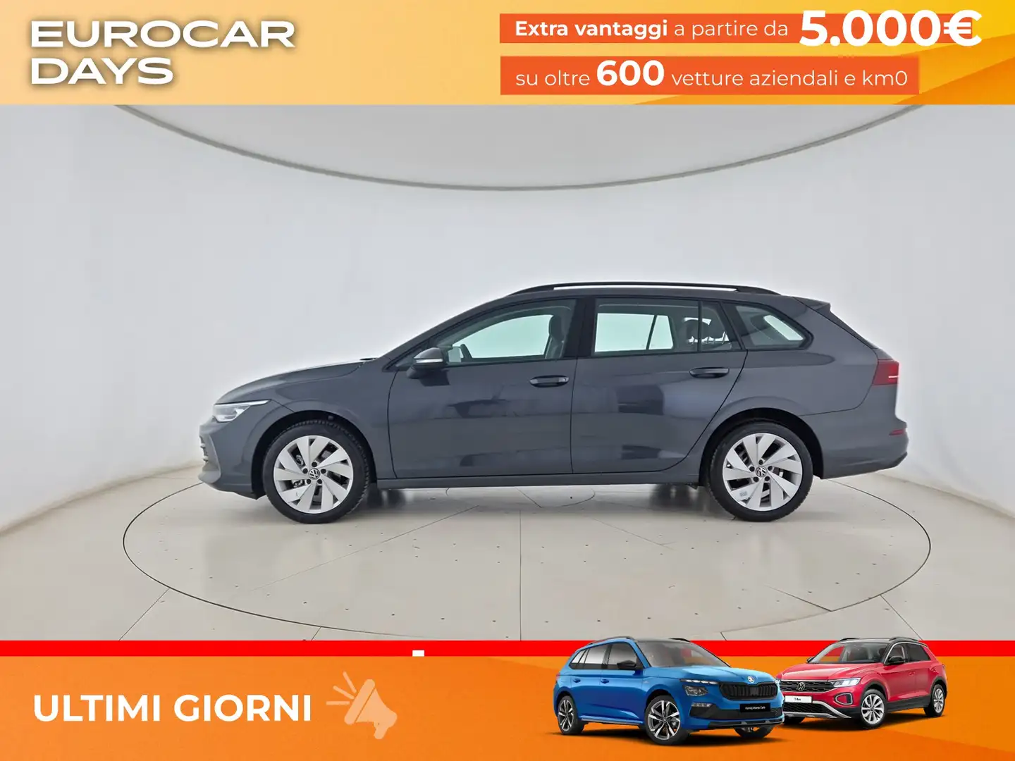 Volkswagen Golf Variant variant 1.5 etsi life 115cv dsg Grijs - 2
