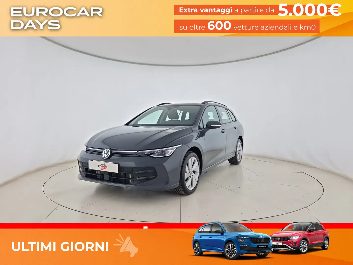 Volkswagen Golf Variant variant 1.5 etsi life 115cv dsg Grijs - 1