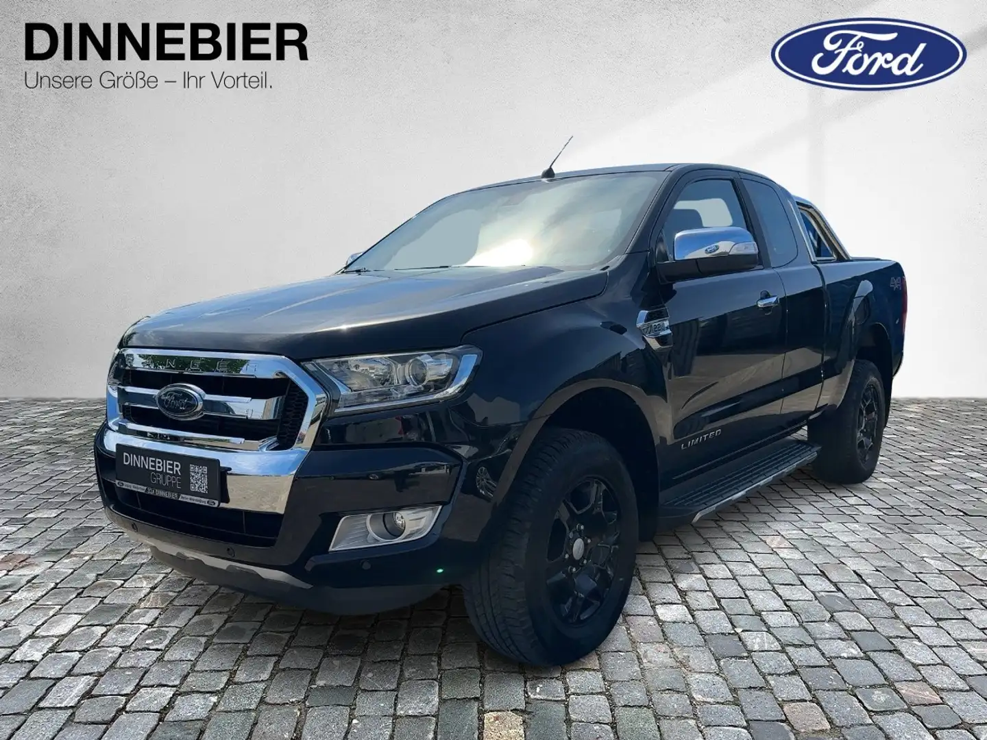 Ford Ranger 2.2 TDCi Limited Extrakab. 4x4 *AHK/Kamera* Schwarz - 2