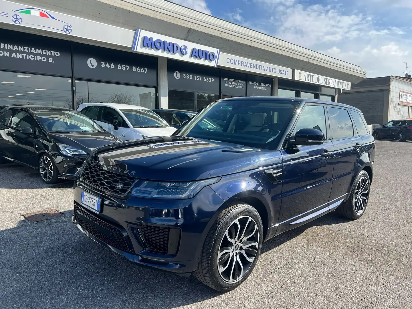Land Rover Range Rover Sport 3.0d i6 mhev HSE Dynamic 249cv auto*UNIPROPRIETA Bleu - 1