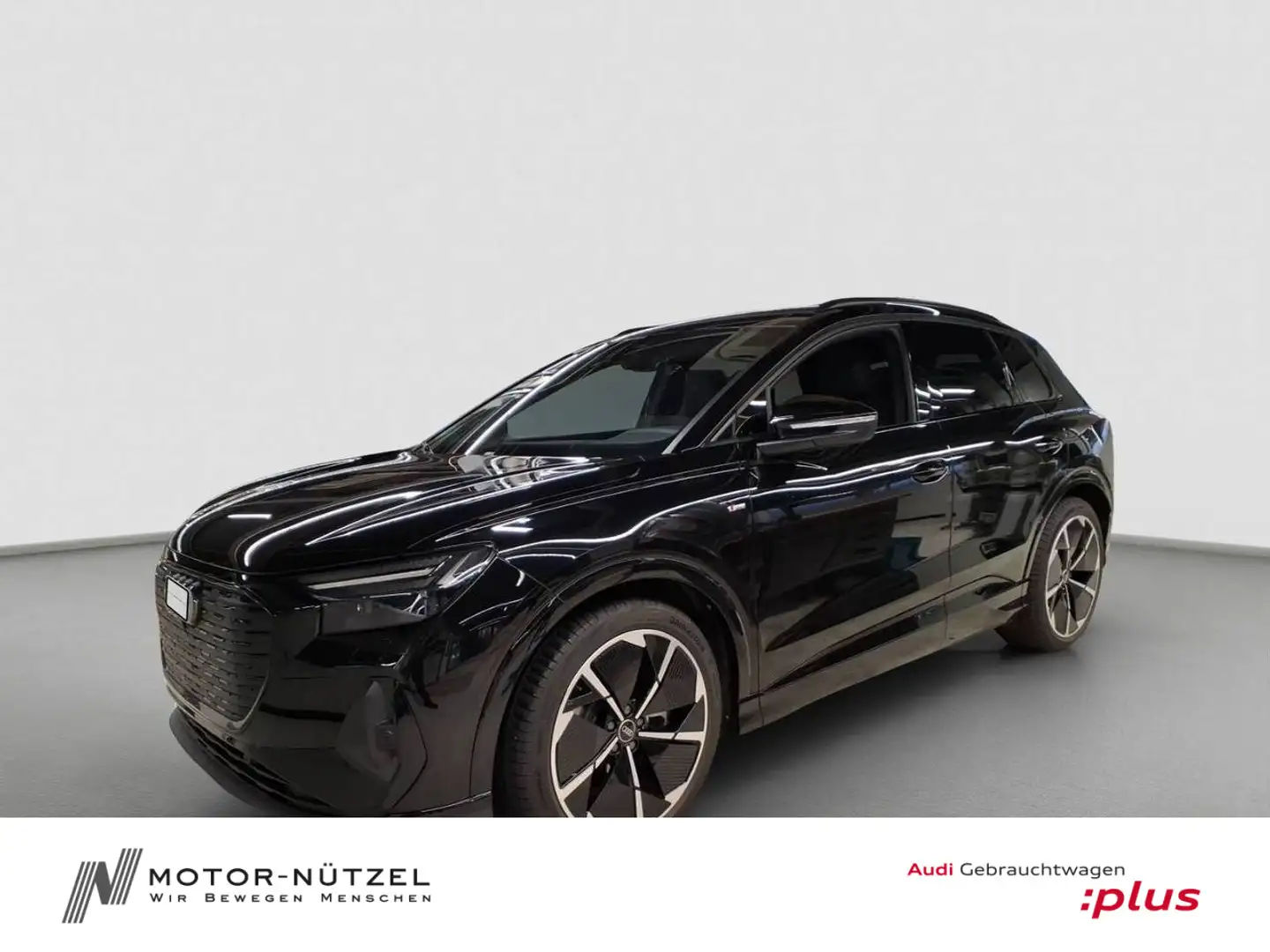 Audi Q4 e-tron 45 S-LINE ED MATRIX+NAV+PDC+GRA+AHK+21 Schwarz - 1