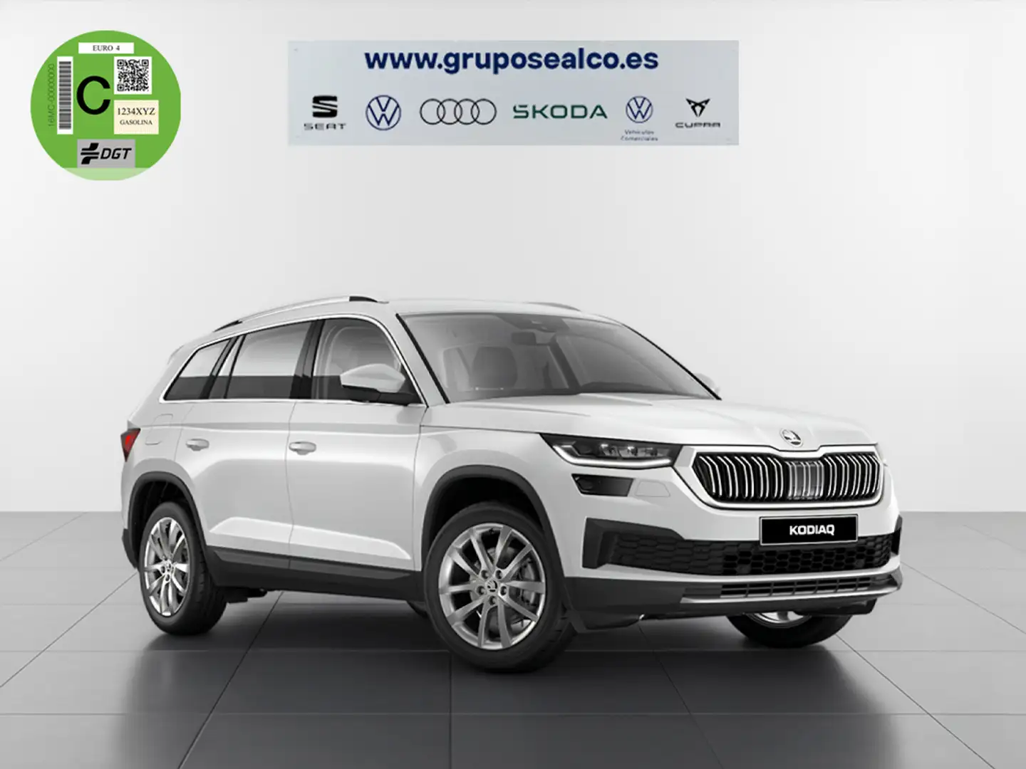 Skoda Kodiaq 2.0TDI AB tech Style 4x4 DSG 147kW Blanco - 1