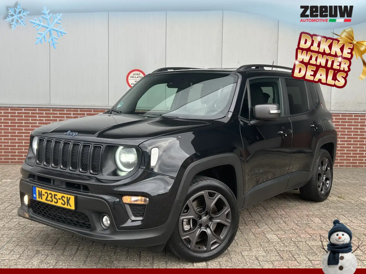 Jeep Renegade 4xe 240 PK Hybrid 80th Anniversary | Leder | LED | Schwarz - 1