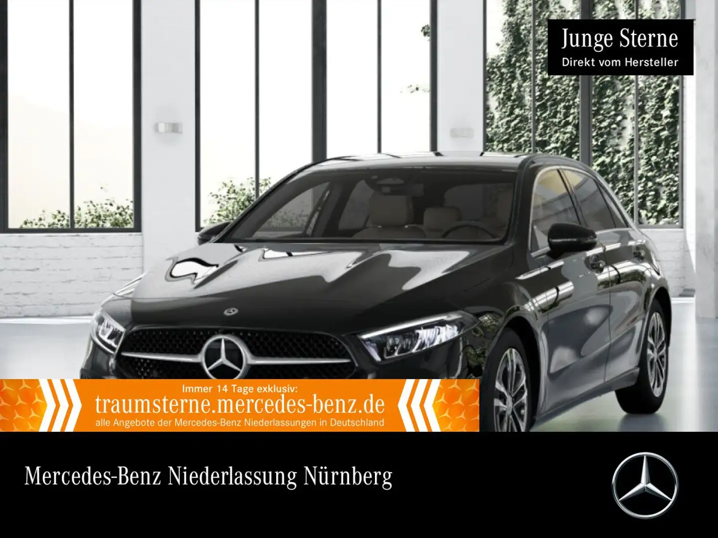Mercedes-Benz A 180 PROGRESSIVE+LED+KAMERA+TOTW+7G Schwarz - 1