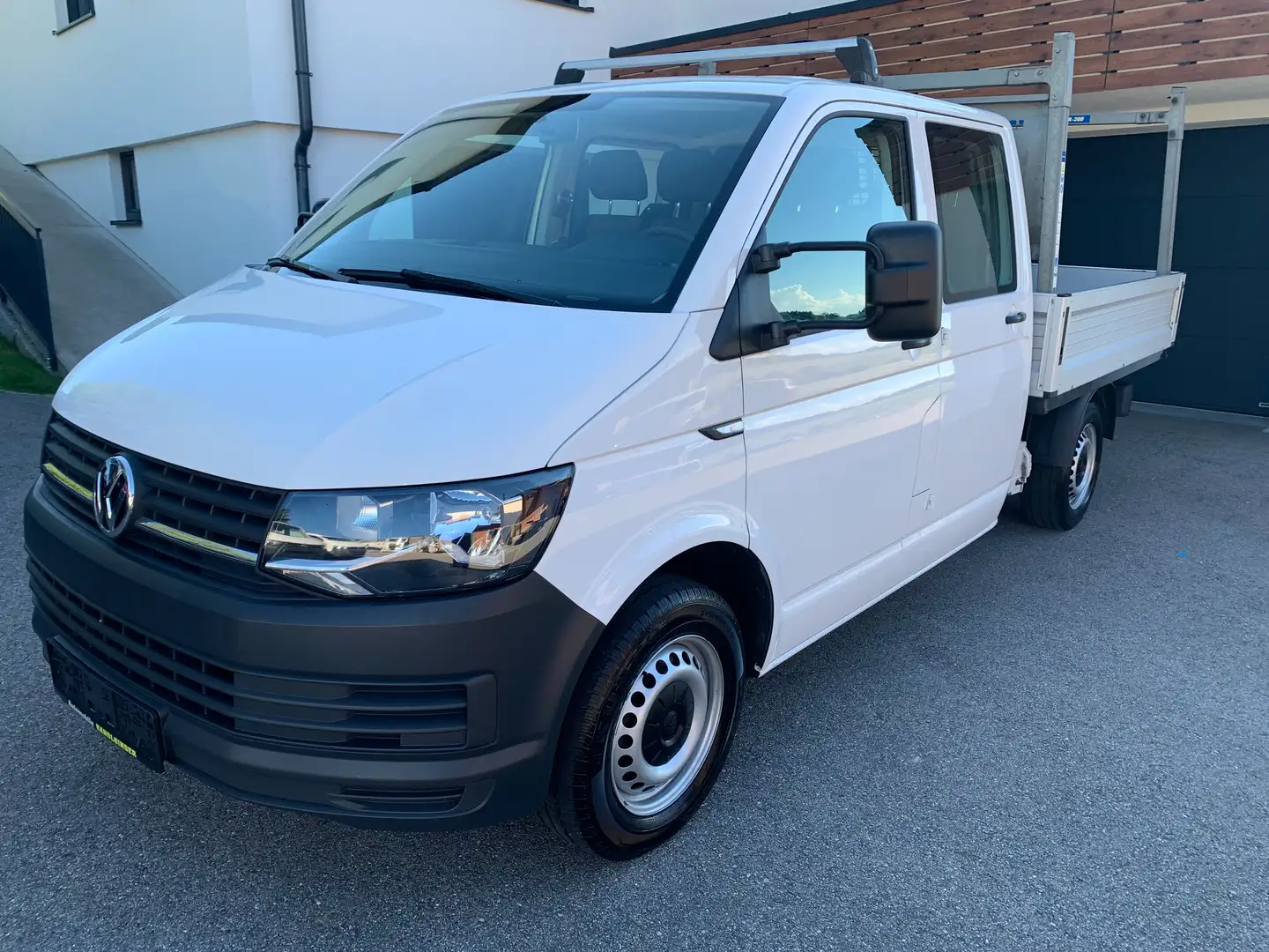 Volkswagen T6 Transporter T6 Doka-Pritsche, Pickerl+Service Neu Weiß - 1