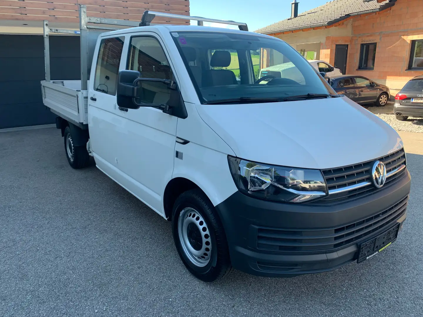 Volkswagen T6 Transporter T6 Doka-Pritsche, Pickerl+Service Neu Weiß - 2
