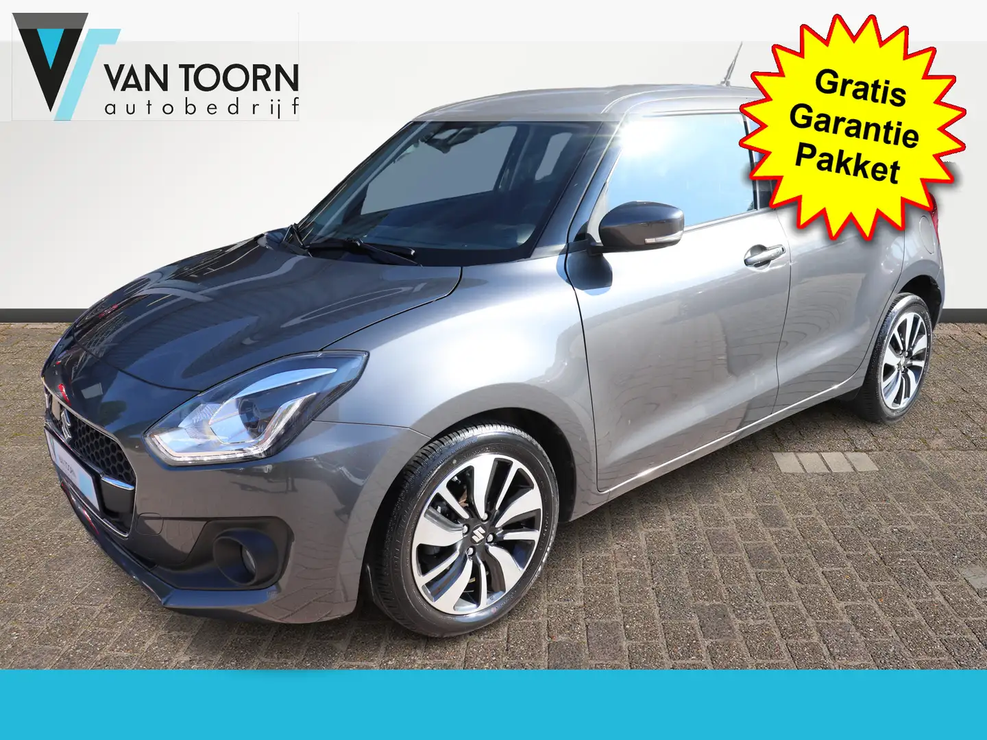 Suzuki Swift 1.0 Stijl Automaat. Navigatie. Grijs - 1