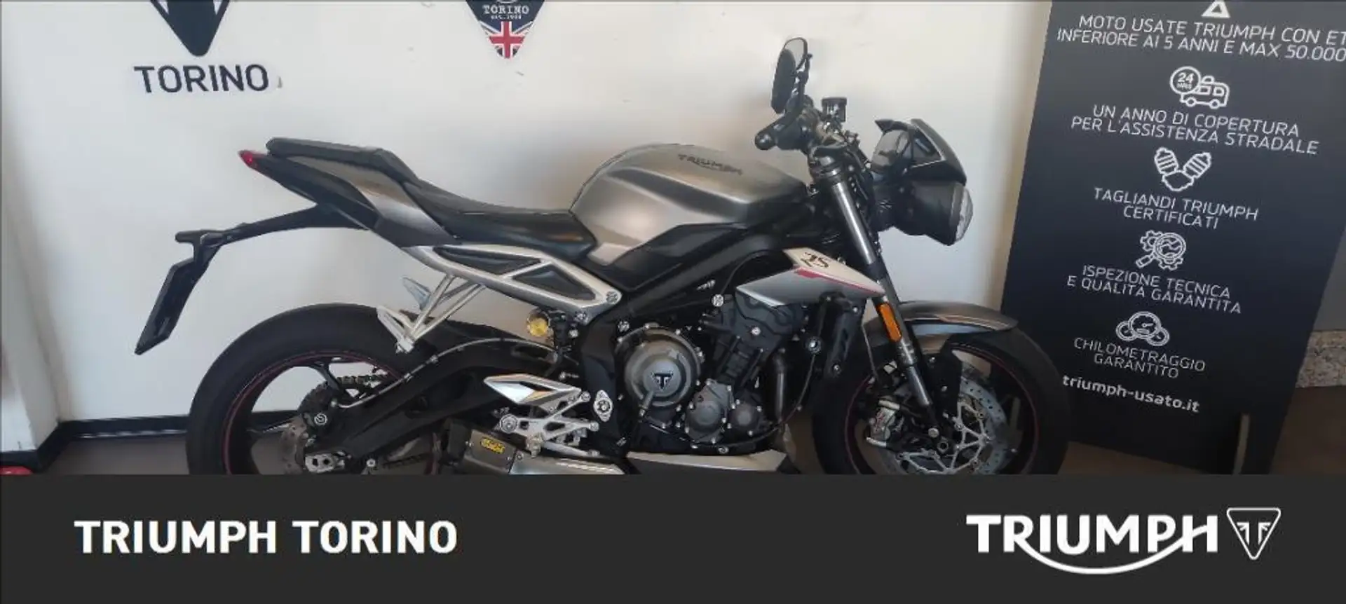 Triumph Street Triple 765 RS Szürke - 1