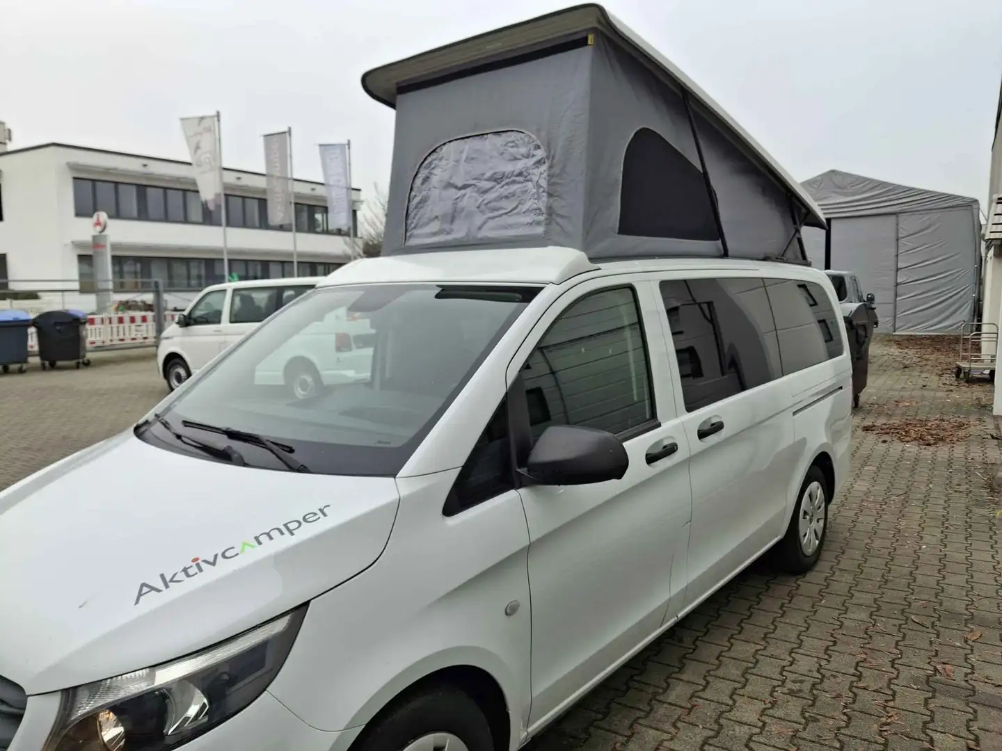 Mercedes-Benz Vito Vito 114CDI Autom Camper Aufstelldach StHz Bianco - 2