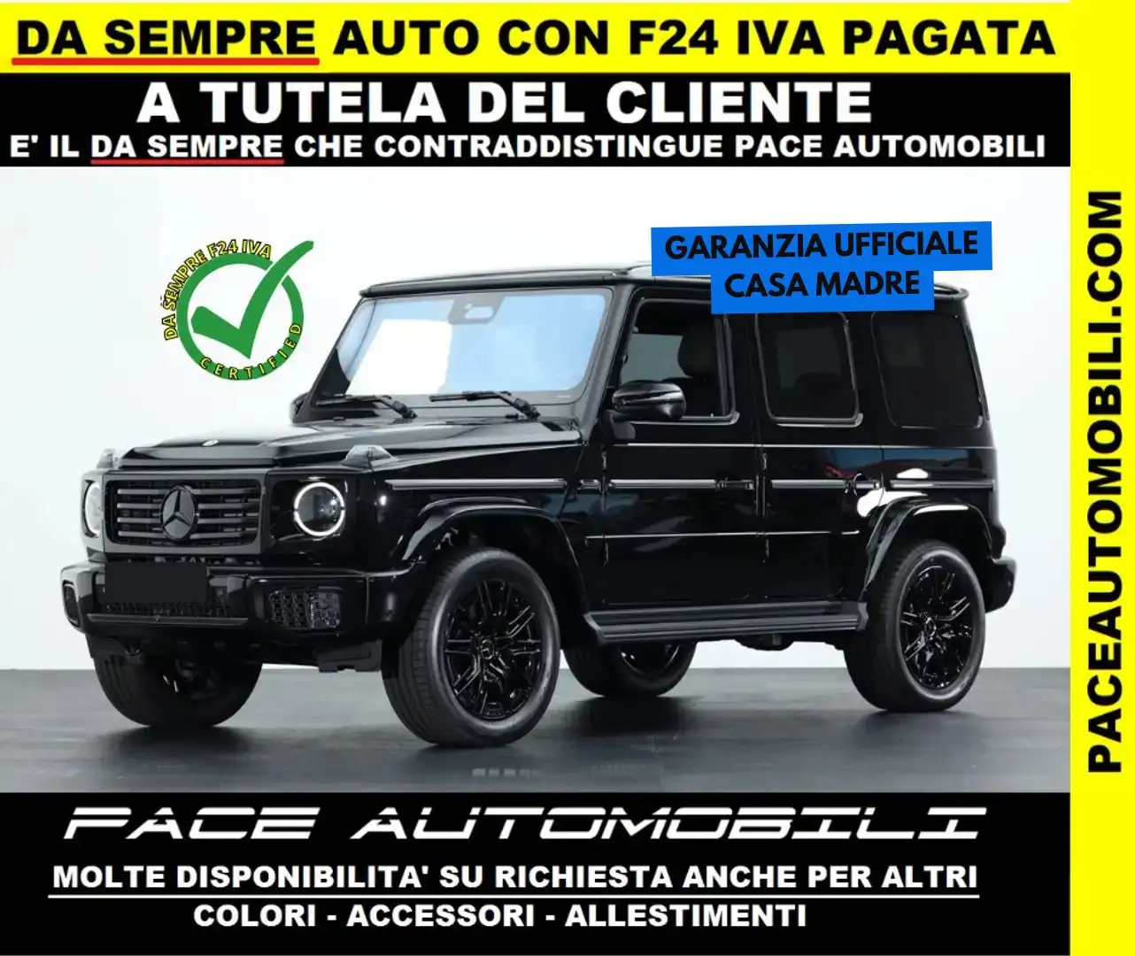 Mercedes-Benz G 450 D AMG PREMIUM LED MBUX NAVI PDC TETTO KAMERA ACC Nero - 1