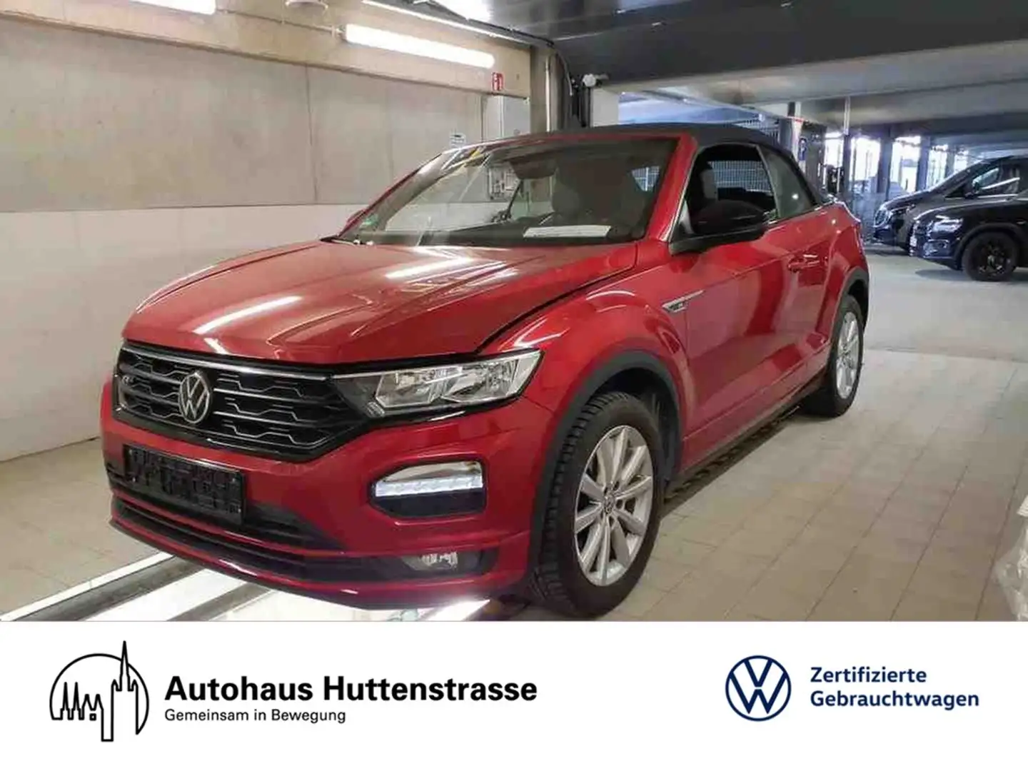 Volkswagen T-Roc Cabrio 1.5 TSI R-Line BLACK STYLE VIRTUAL 18" Rot - 1