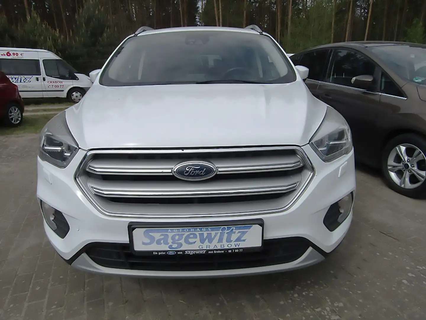 Ford Kuga 1.5 EcoBoost Titanium 4x2 SHZ Navi AHK Blanc - 2