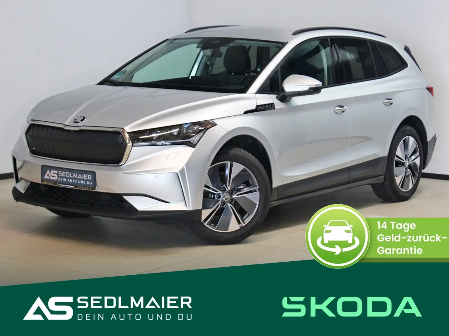 Skoda Enyaq 60 Loft SHZ|ACC|APP|NAV|MATRIX|RCam|WPumpe Silber - 1