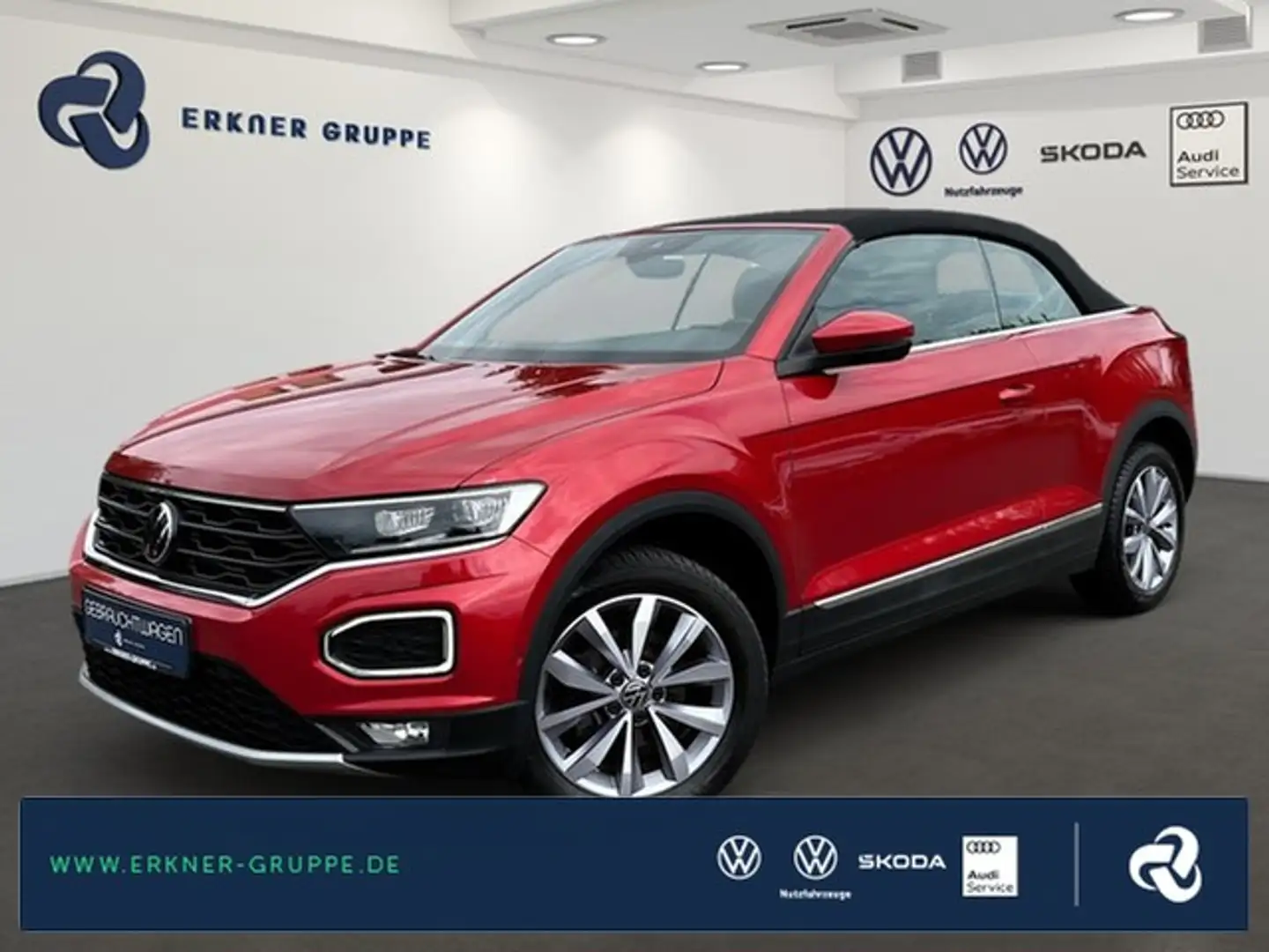 Volkswagen T-Roc Cabriolet 1.5TSI DSG Style ACC+NAVI+DIGI+PARKLN... Red - 1