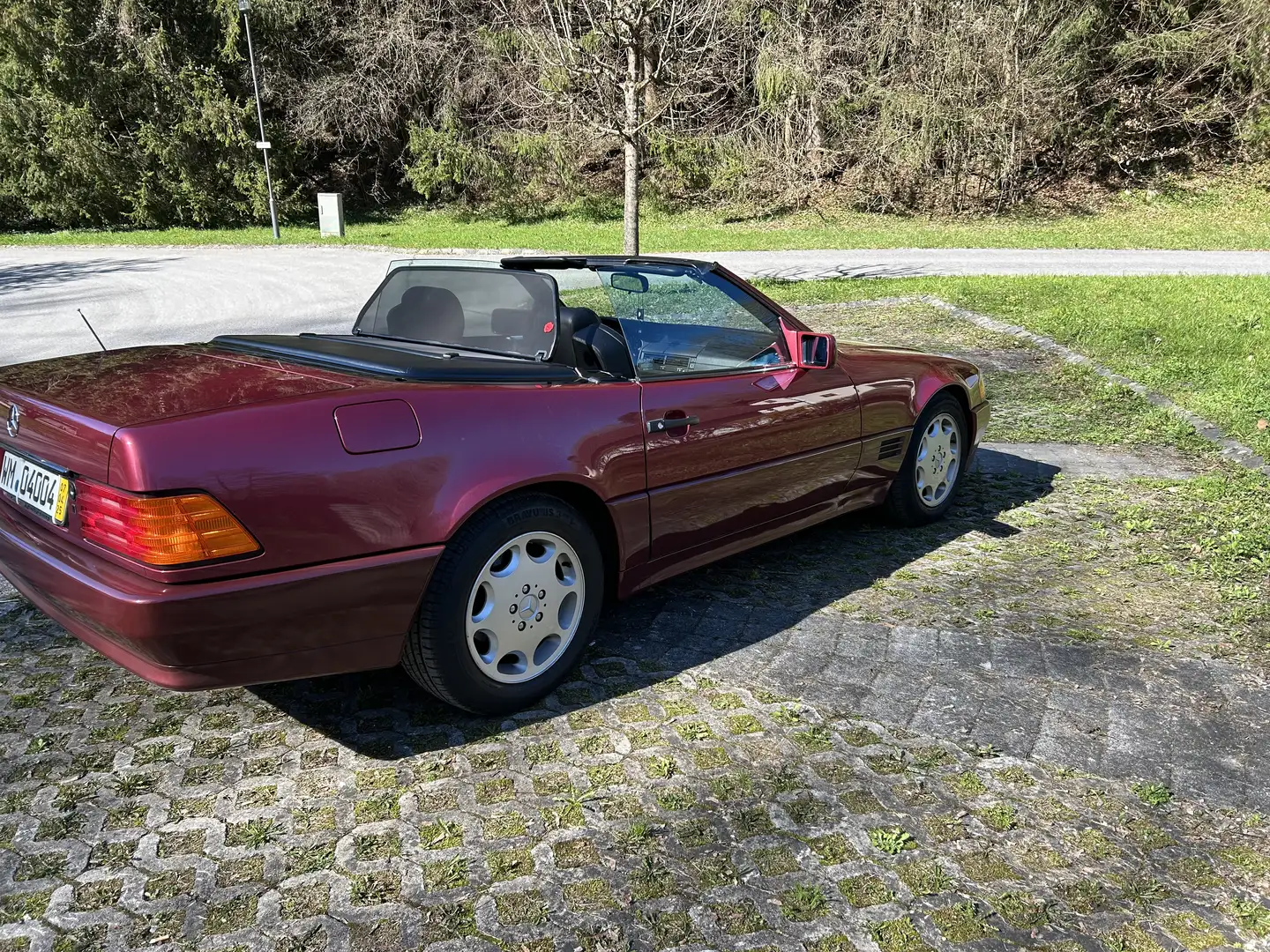 Mercedes-Benz SL 300 Mercedes, SL 300 24v 1.Hand/Leder/ Rostfrei/Tüv27 Roşu - 1