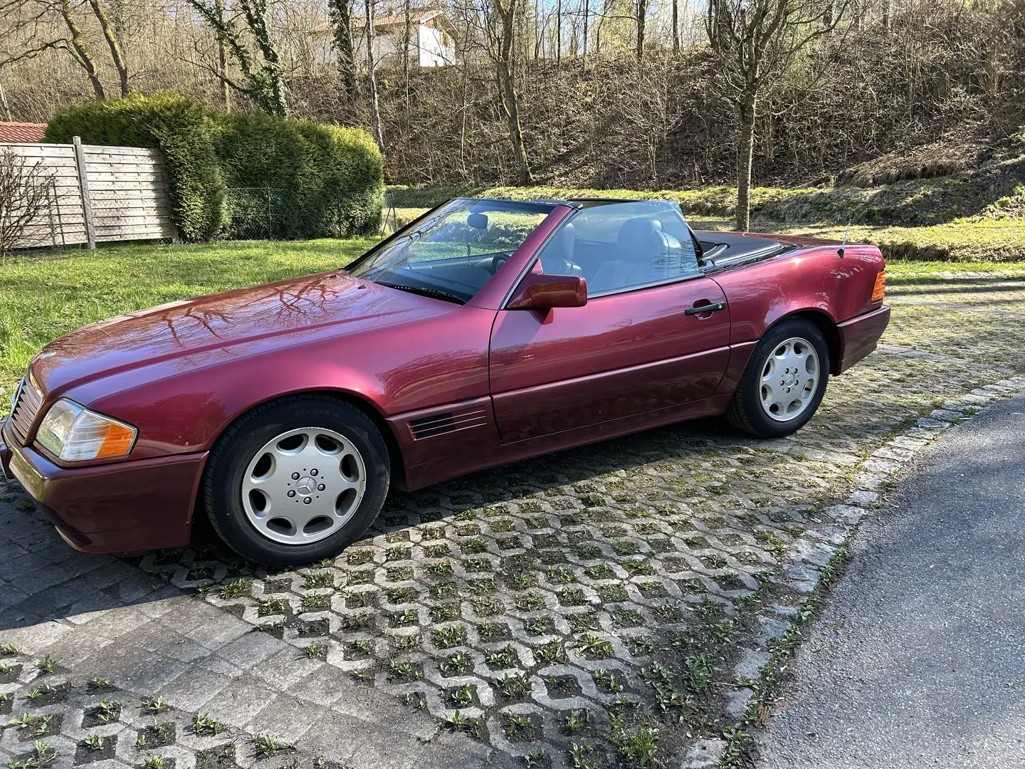 Mercedes-Benz SL 300 Mercedes, SL 300 24v 1.Hand/Leder/ Rostfrei/Tüv27 Roşu - 2