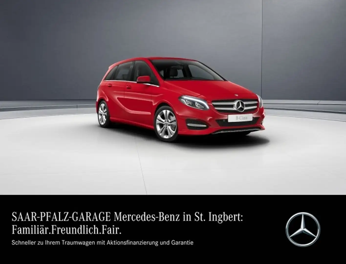 Mercedes-Benz B 180 B 180 URBAN*LED*NAVI*PTS*TEMP*SITZHZG*KEYLESS-GO Rot - 2
