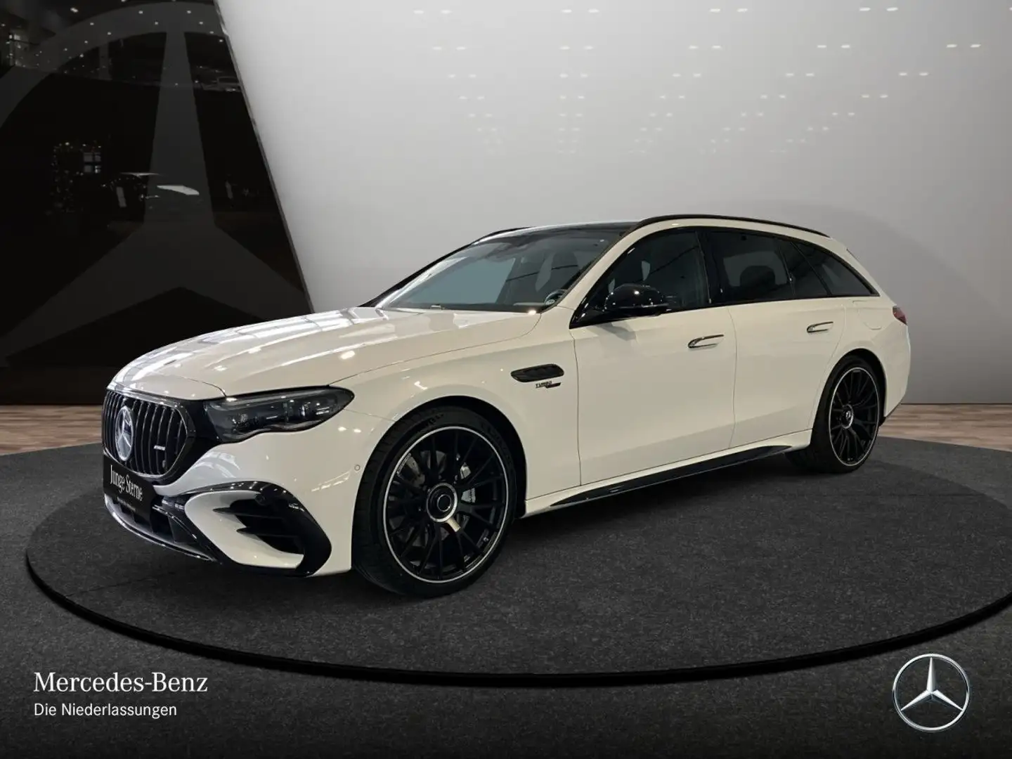 Mercedes-Benz E 53 AMG T 4M Hybrid Perf-Sitze Fahrass 360° Pano Weiß - 2
