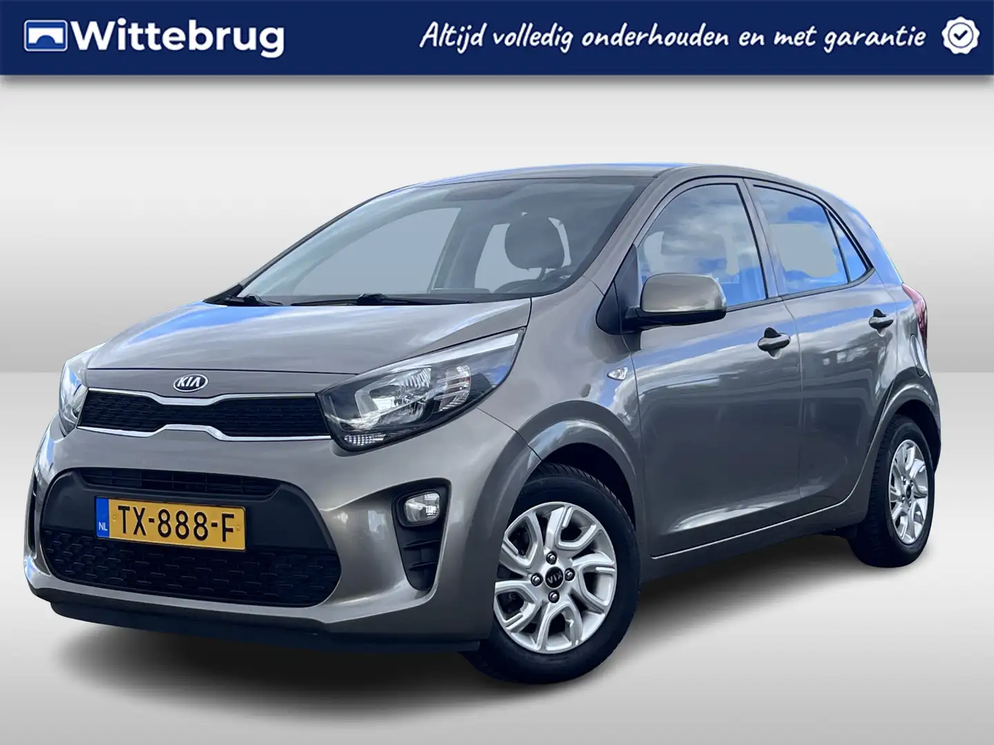 Kia Picanto 1.0 CVVT ComfortPlusLine Navigator | Camera | Navi Grau - 1