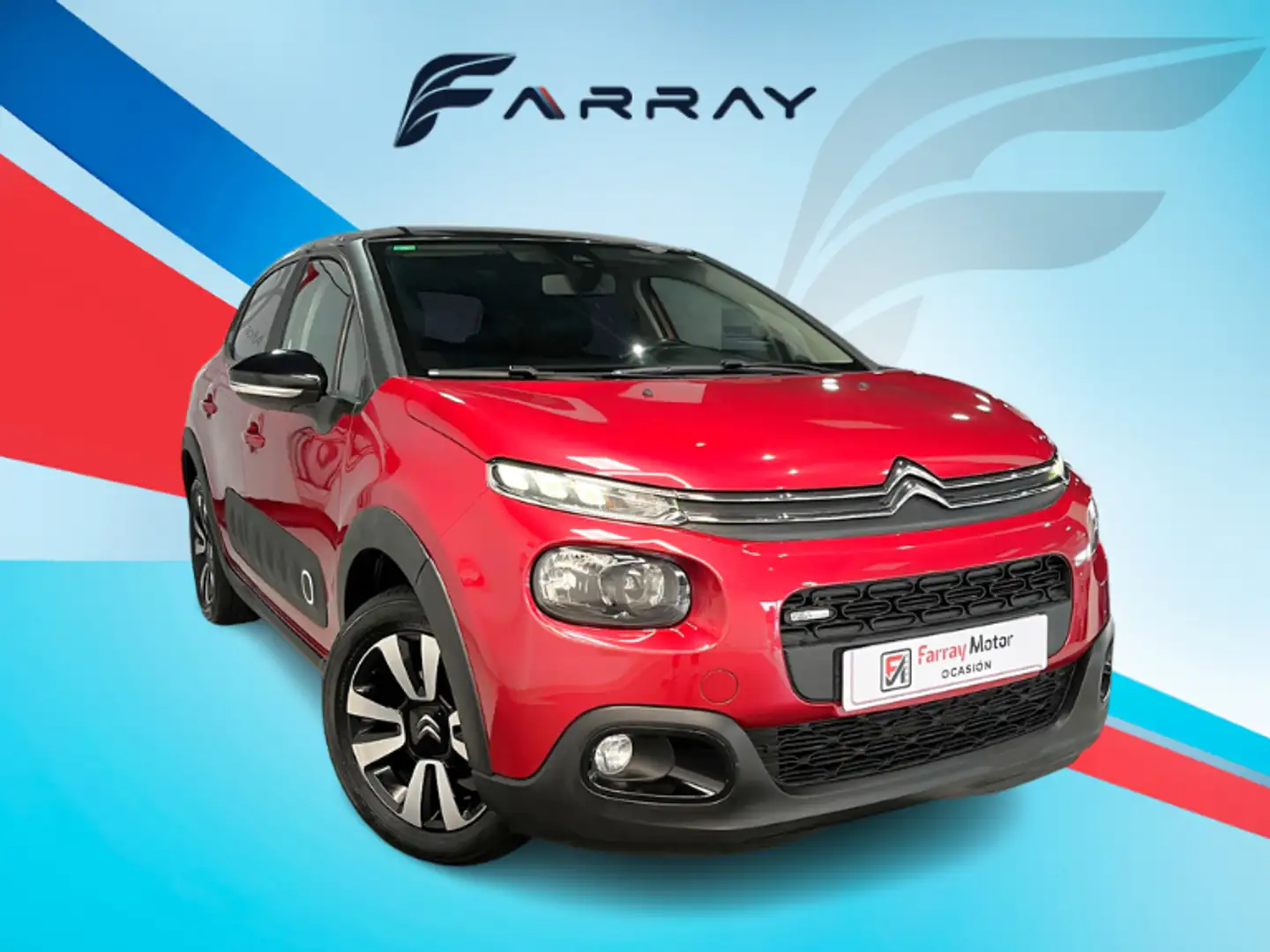 Citroen C3 PURETECH 82 FEEL Rojo - 1