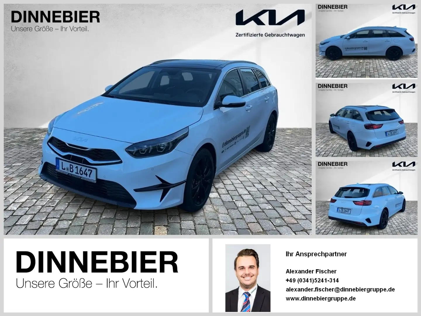 Kia Ceed SW / cee'd SW CEED Sportswagon Spirit Glasdach+LED+Kamera Weiß - 1