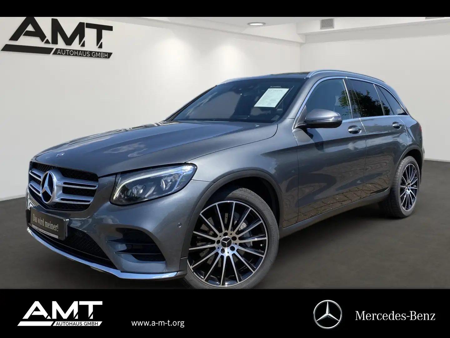 Mercedes-Benz GLC 350 GLC 350 d 4M AMG+AHK+LED+Headup+20" AMG Line Klima Gris - 1