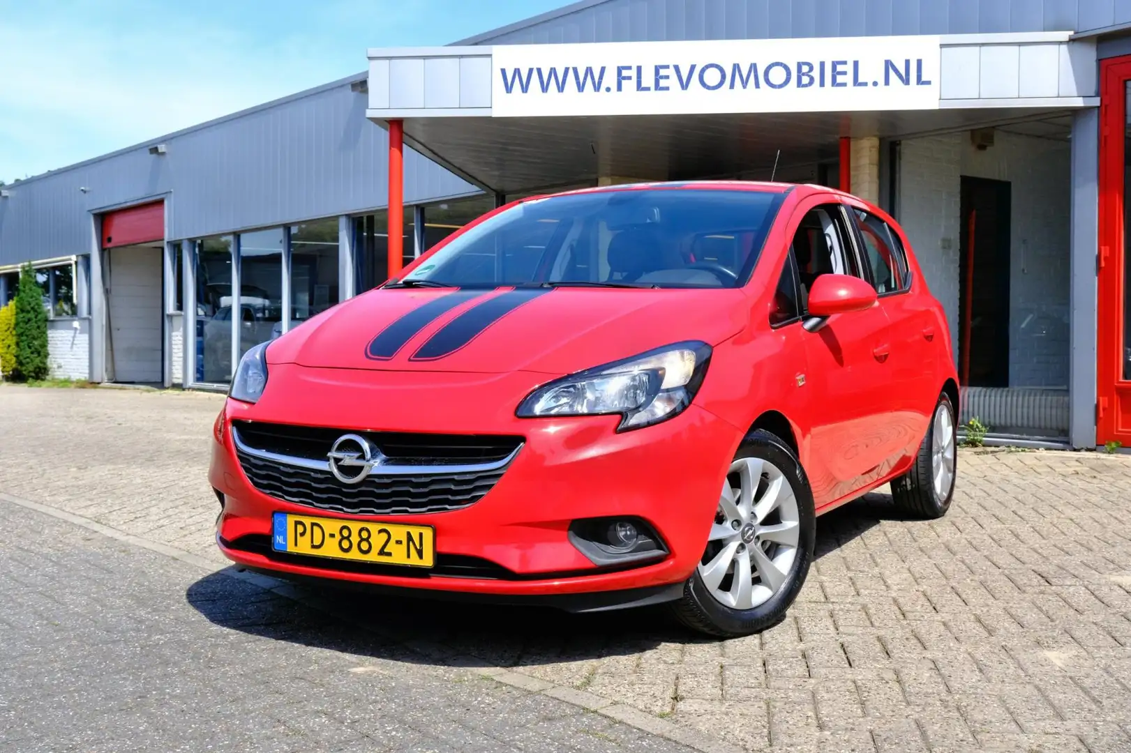 Opel Corsa 1.4 Edition LPG-G3 5-drs Airco|LMV|Cruise Rouge - 1
