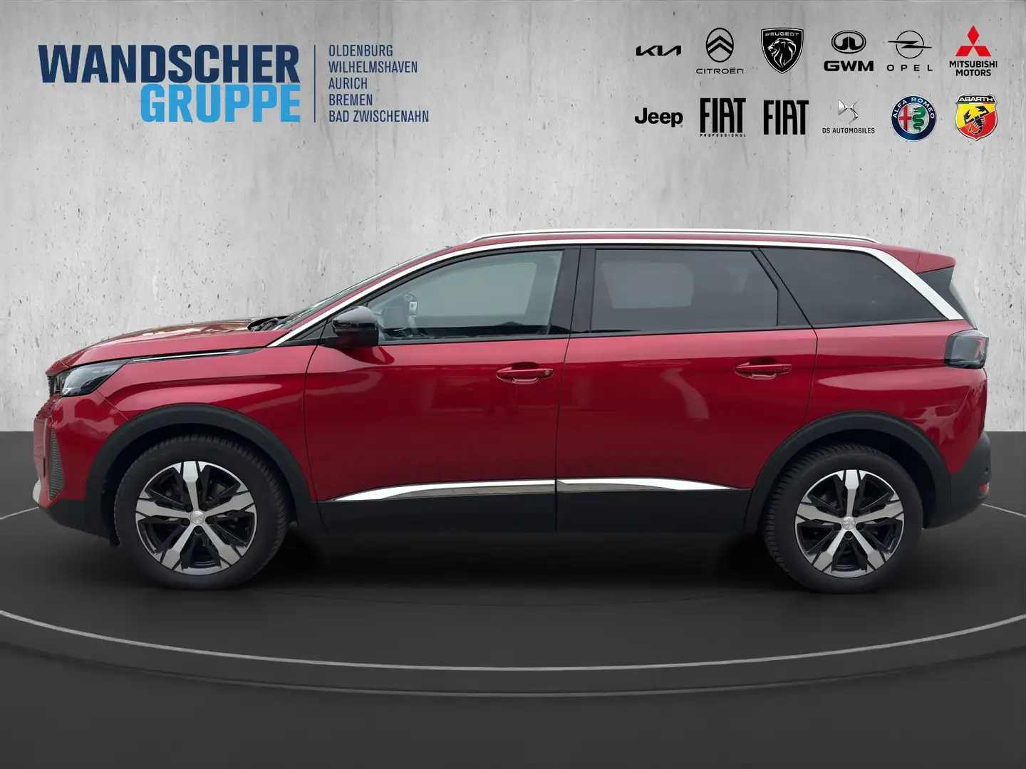 Peugeot 5008 1.2 PureTech 130 Allure +SHZ+KeyLess+SpurH Roşu - 2