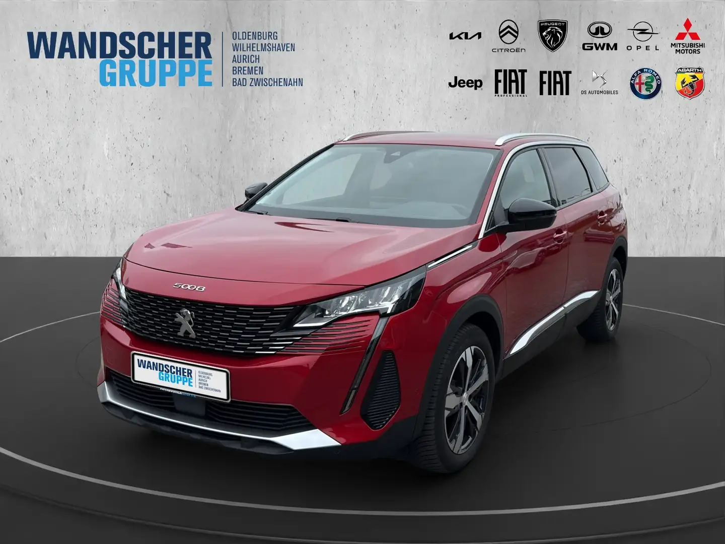 Peugeot 5008 1.2 PureTech 130 Allure +SHZ+KeyLess+SpurH Roşu - 1