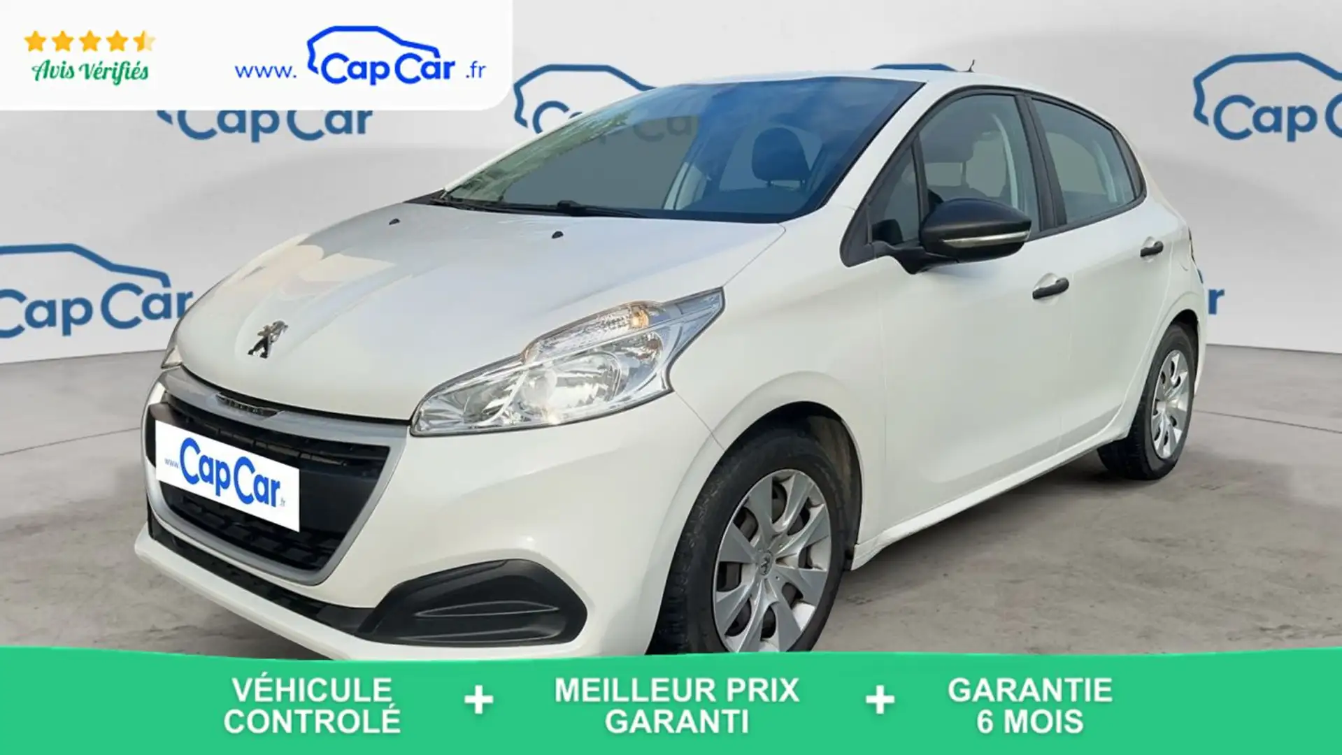 Peugeot 208 1.6 BlueHdi 75 Active - 2 places Blanc - 1