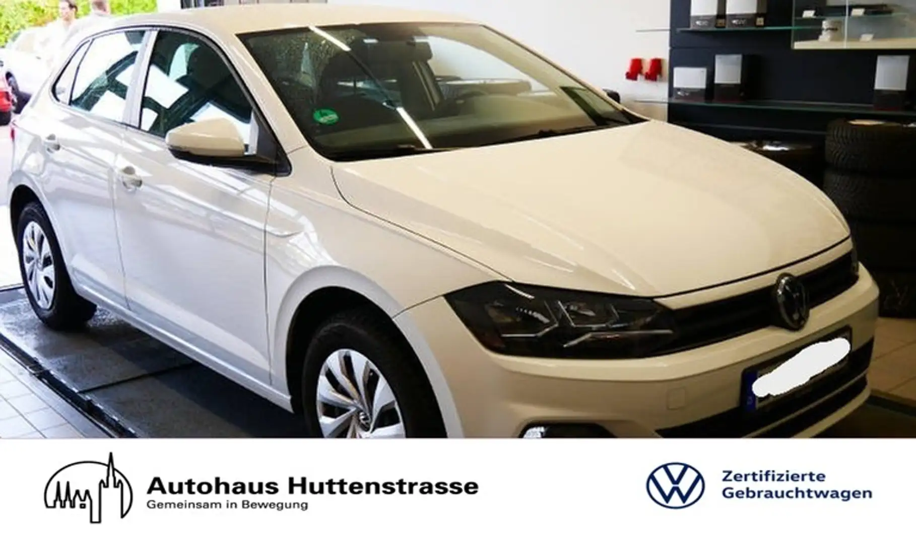 Volkswagen Polo 1.0 Trendline KLIMA Weiß - 1