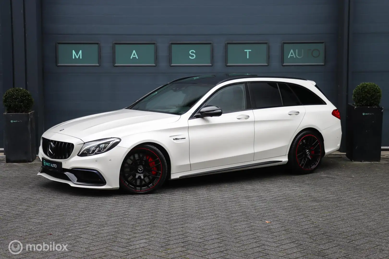 Mercedes-Benz C 63 AMG Estate S Edition 1|HUD|Pano|Burmester|Carbon Bianco - 1