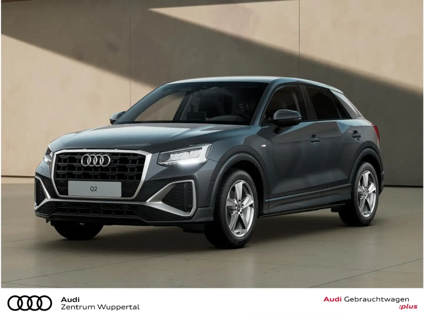 Audi Q2 30 TFSI S-LINE AHK KAMERA VIRTUAL PARK ASSIST SMAR Grijs - 2