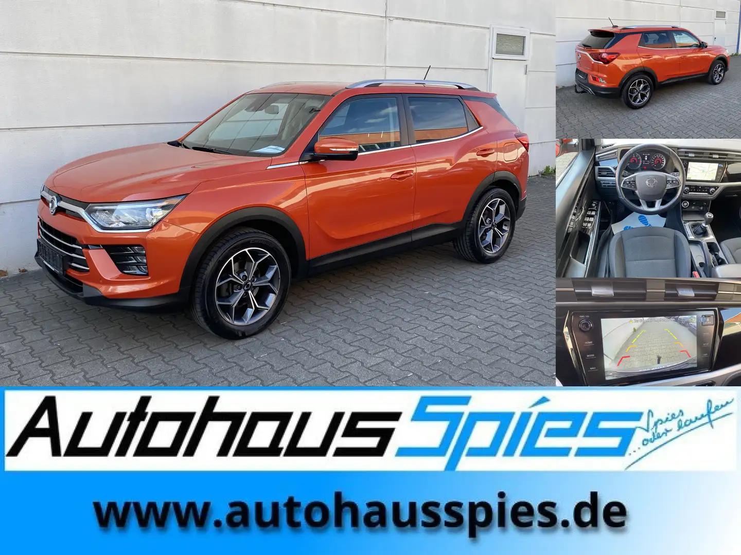 SsangYong Korando 1,5 T-GDI Turbo 2WD MT Quartz AHK Navi SHZ Bluetoo Orange - 1