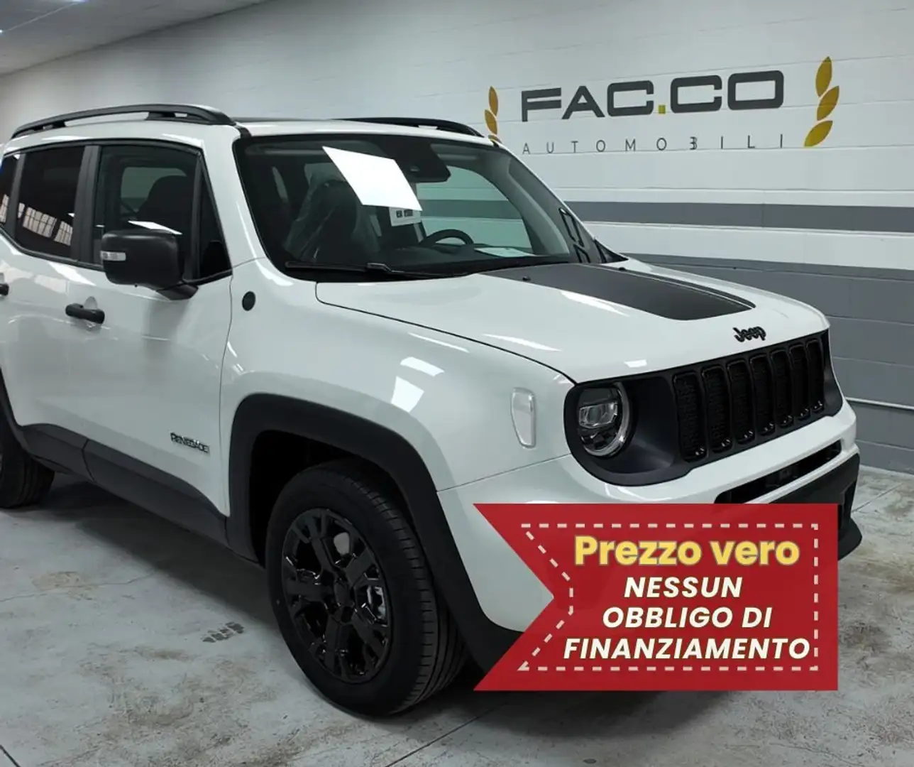 Jeep Renegade Renegade 2024 1.5 turbo t4 mhev Northstar 2wd dct Bianco - 1