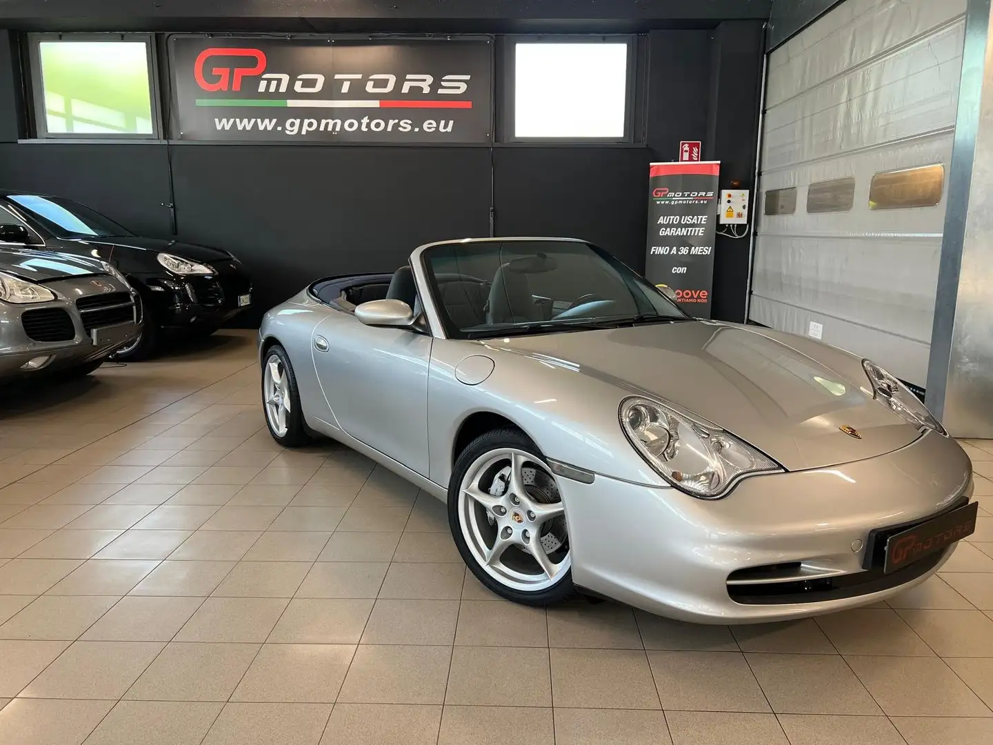 Porsche 996 911 Carrera 4 3.6 Cabrio 320CV 70000KM ! MANUALE ! Argento - 1