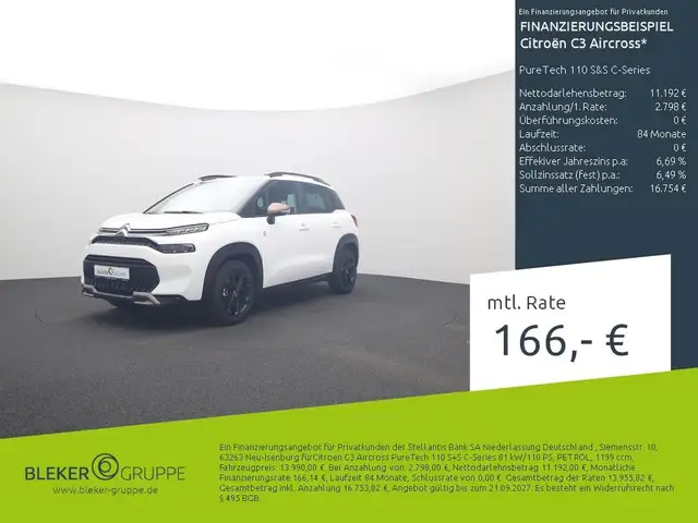 2022 Citroen C3 Aircross in White for sale