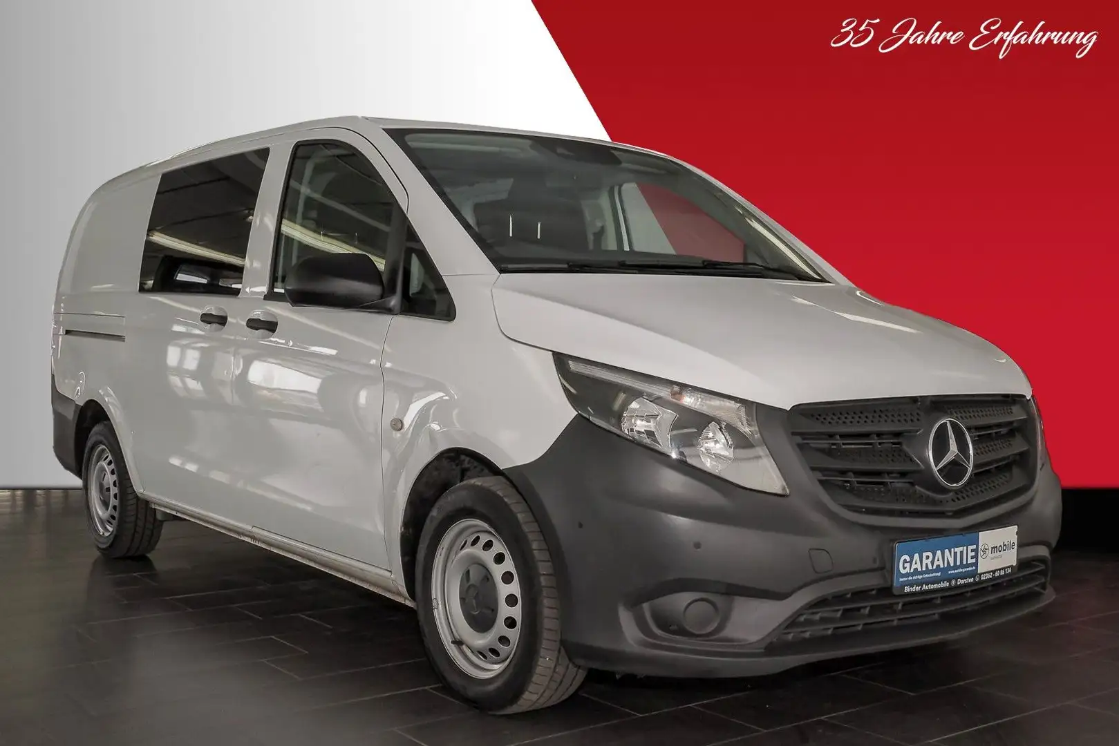 Mercedes-Benz Vito Mixto 114 CDI RWD*LANG*5 SITZE*STAND-HZ*TOP Wit - 2