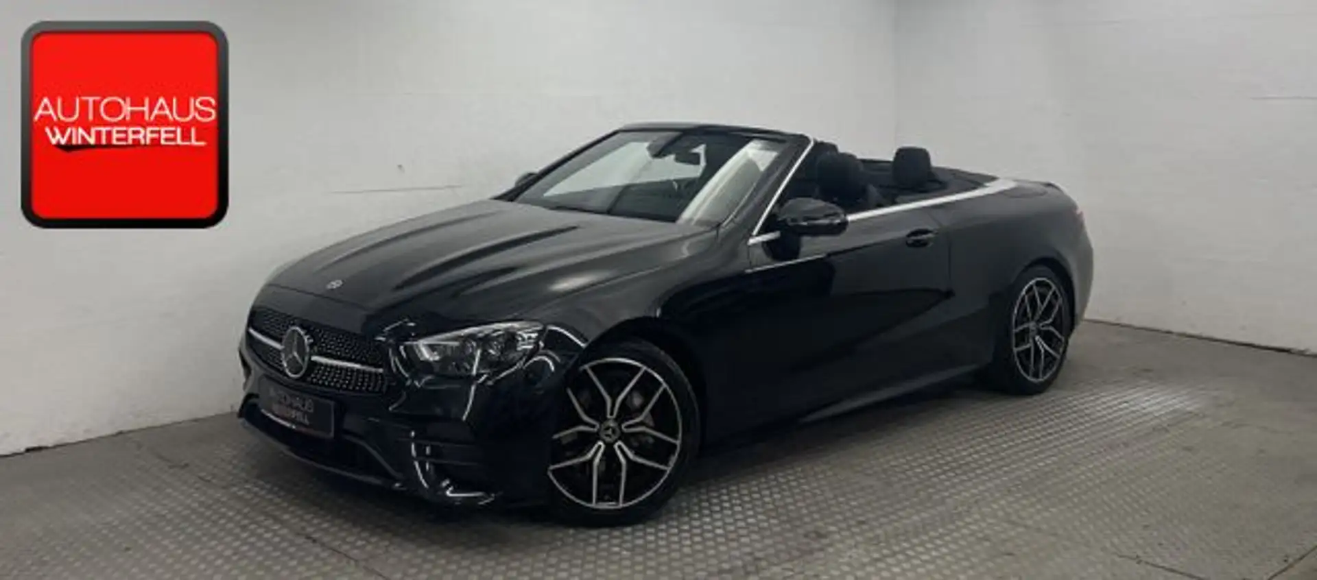 Mercedes-Benz E 300 Cabrio AMG NIGHT MEMO+SITZKLIMA+AIRSCARF+ Schwarz - 1