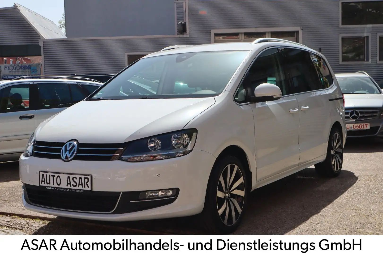 Volkswagen Sharan 2.0 TSI Highline BMT/AUTOMATIK/TEMPOMAT Blanc - 1