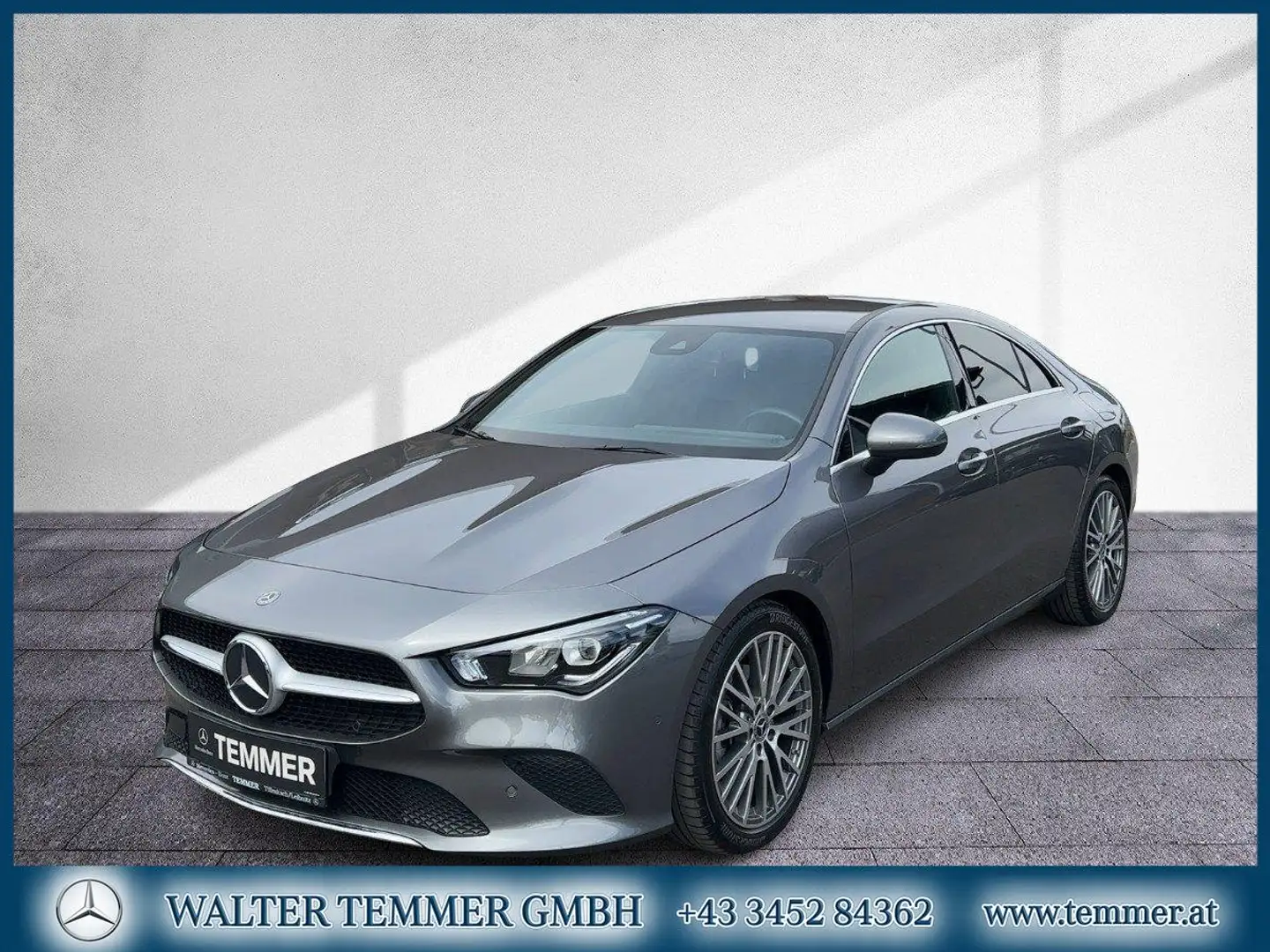 Mercedes-Benz CLA 200 d Coupé Progressive LED RKam Navi Shz Grau - 1