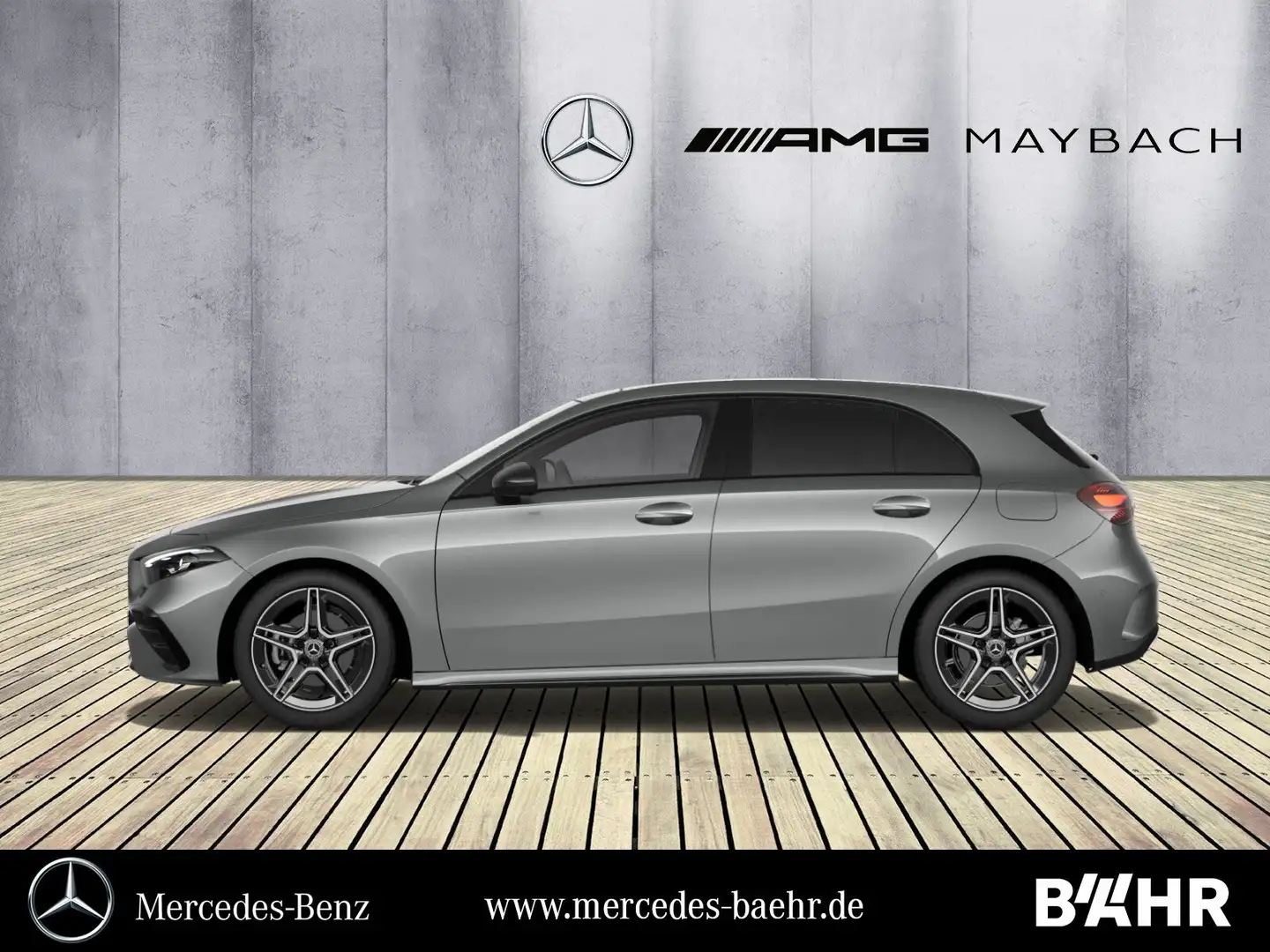 Mercedes-Benz A 180 A 180 AMG+Night/MBUX/Multibeam/Pano/RFK/LMR-18" Grijs - 2