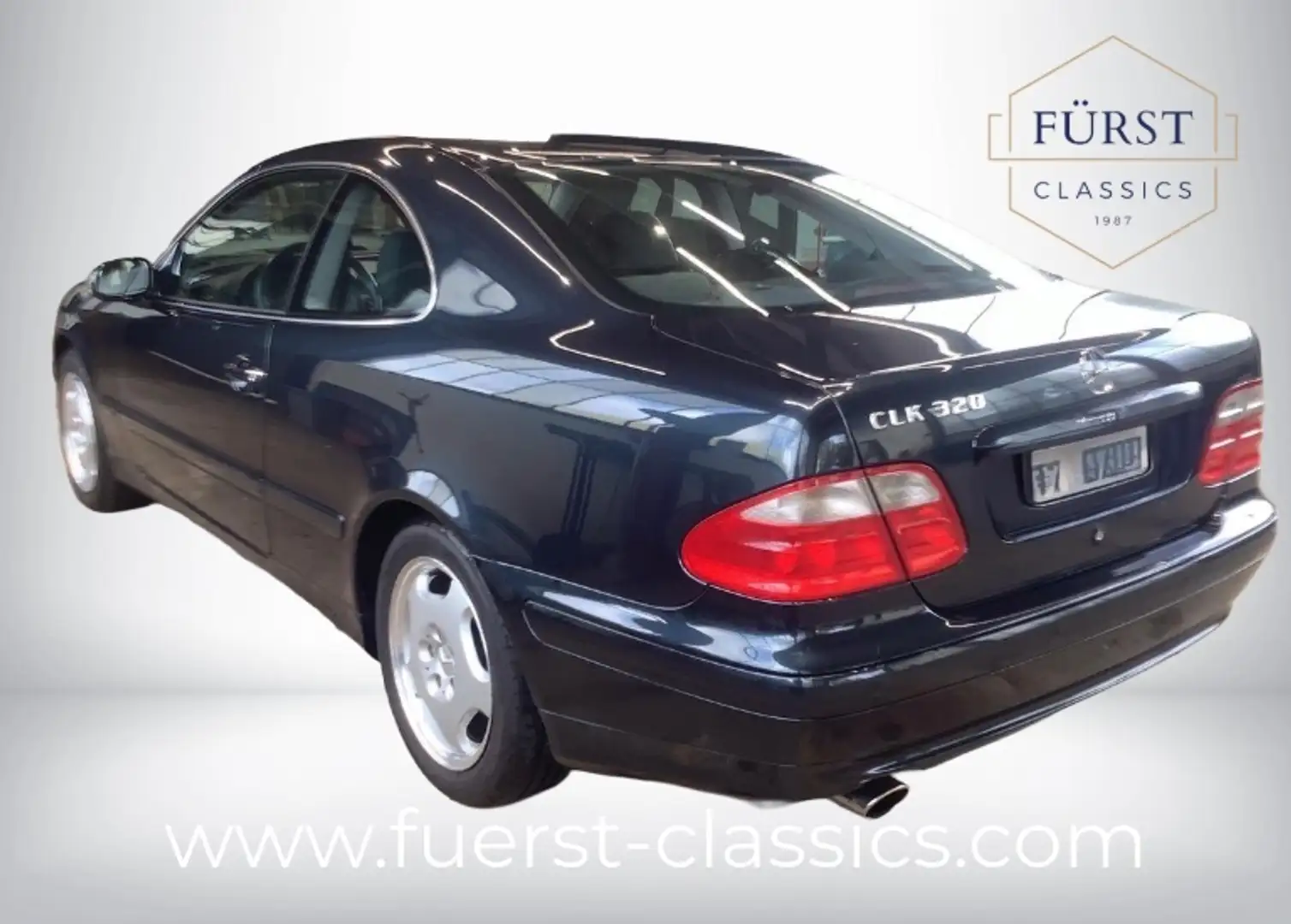 Mercedes-Benz CLK 320 CLK-Klasse Coupe Elegance Leder Klima 2.Hand TOP Bleu - 2