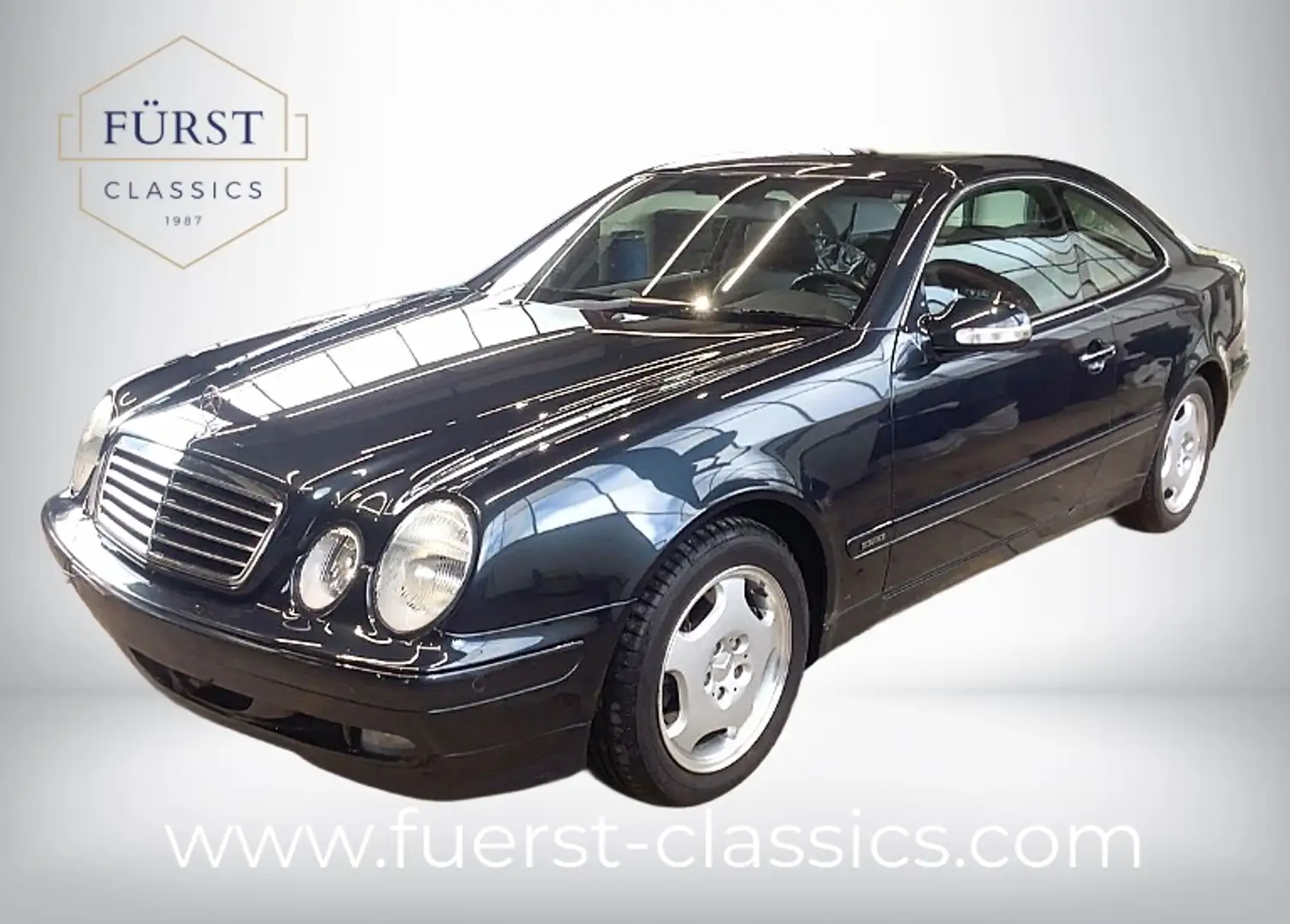 Mercedes-Benz CLK 320 CLK-Klasse Coupe Elegance Leder Klima 2.Hand TOP Bleu - 1