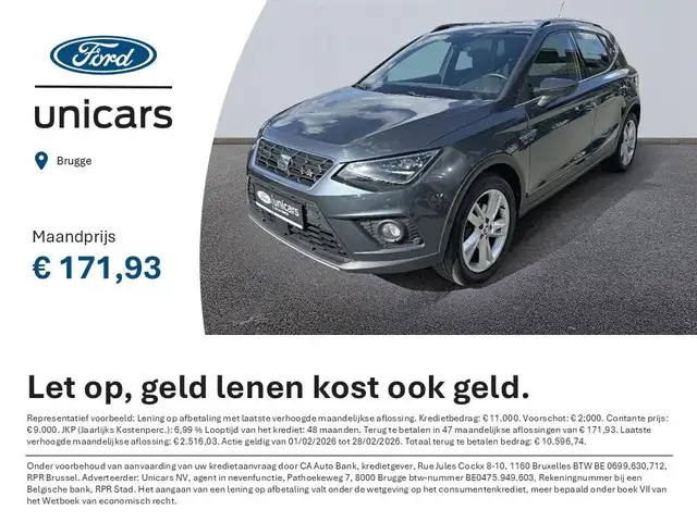 SEAT Arona FR - 1.0 BENZINE - GARANTIE SEAT Arona FR - 1.0 TG