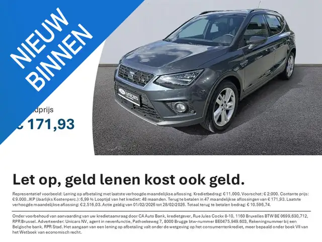 SEAT Arona FR - 1.0 BENZINE - GARANTIE SEAT Arona FR - 1.0 TG